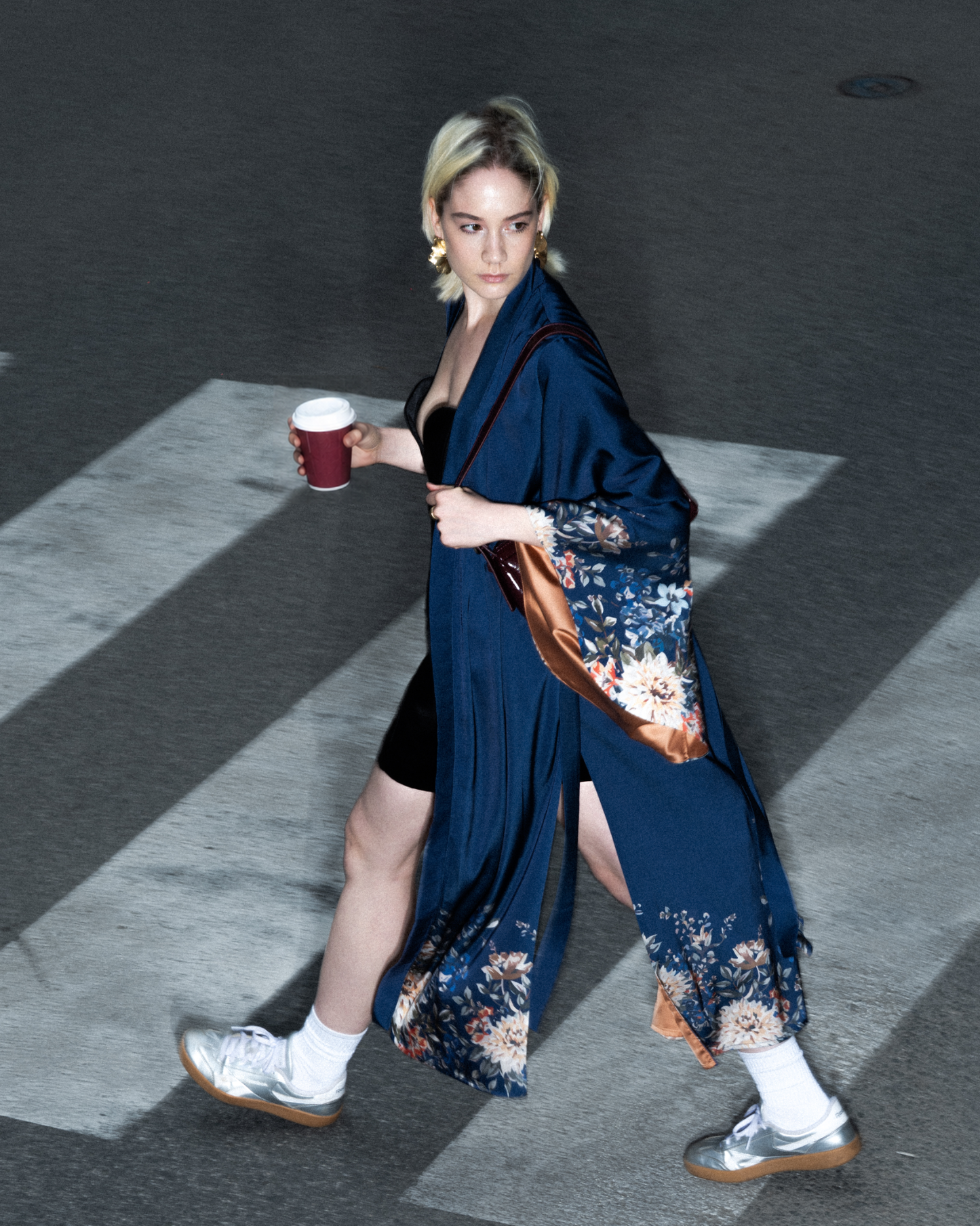 ONO Kimono Robe - Navy